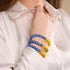 Nuit étoilée | Aide ukrainienne | Bracelet Verre Luciole